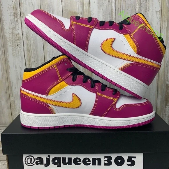 Air Jordan 1 Mid GS Dia De Muertos - Picture 3 of 6